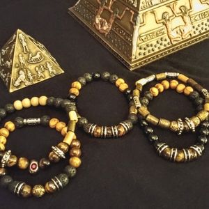 Hand made mala bracelets